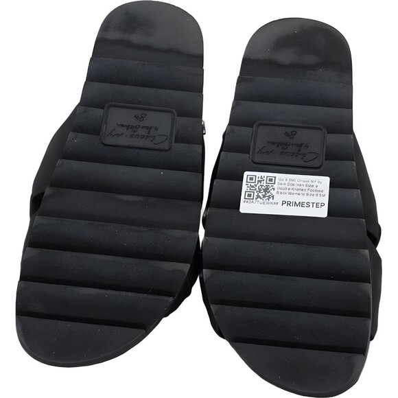 Sam Edelman Circus Estelle Double Knot Footbed Slides Black Women's US 8.5M - Picture 6 of 6